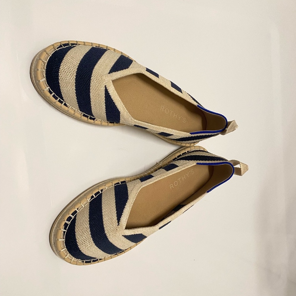 Rothy's Women's Blue and White Espadrilles - Picture 8 of 9